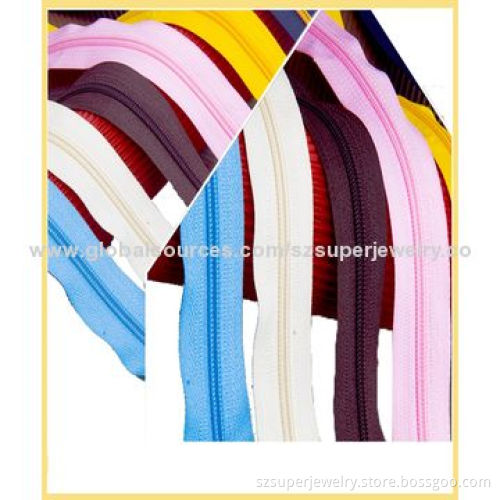 Dress invisible bag nylon long chain zipper|nylon zipper